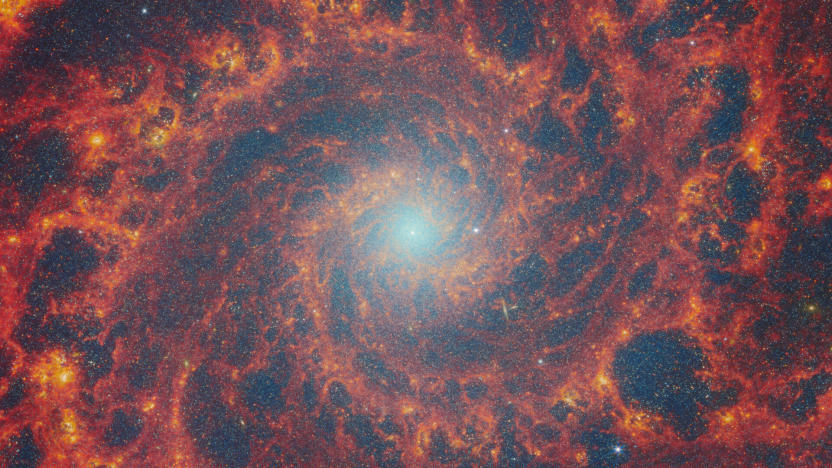 Phantom Galaxy Webb Image 2024