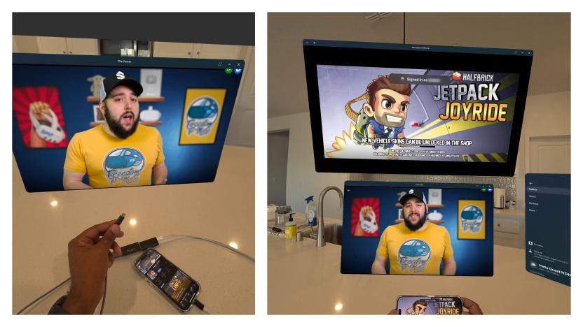 Meta's new app lets you watch any device with a HDMI or DisplayPort on your Meta Quest 2, Meta Quest 3 or Meta Quest Pro. 